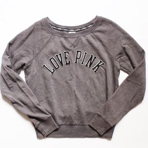 Victoria Secret PINK gray sweatshirt